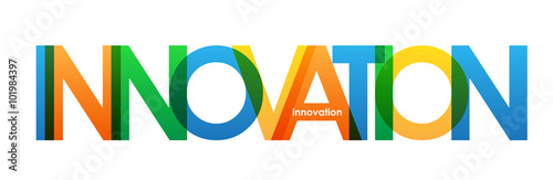 INNOVATION Overlapping Bright Vector Letters