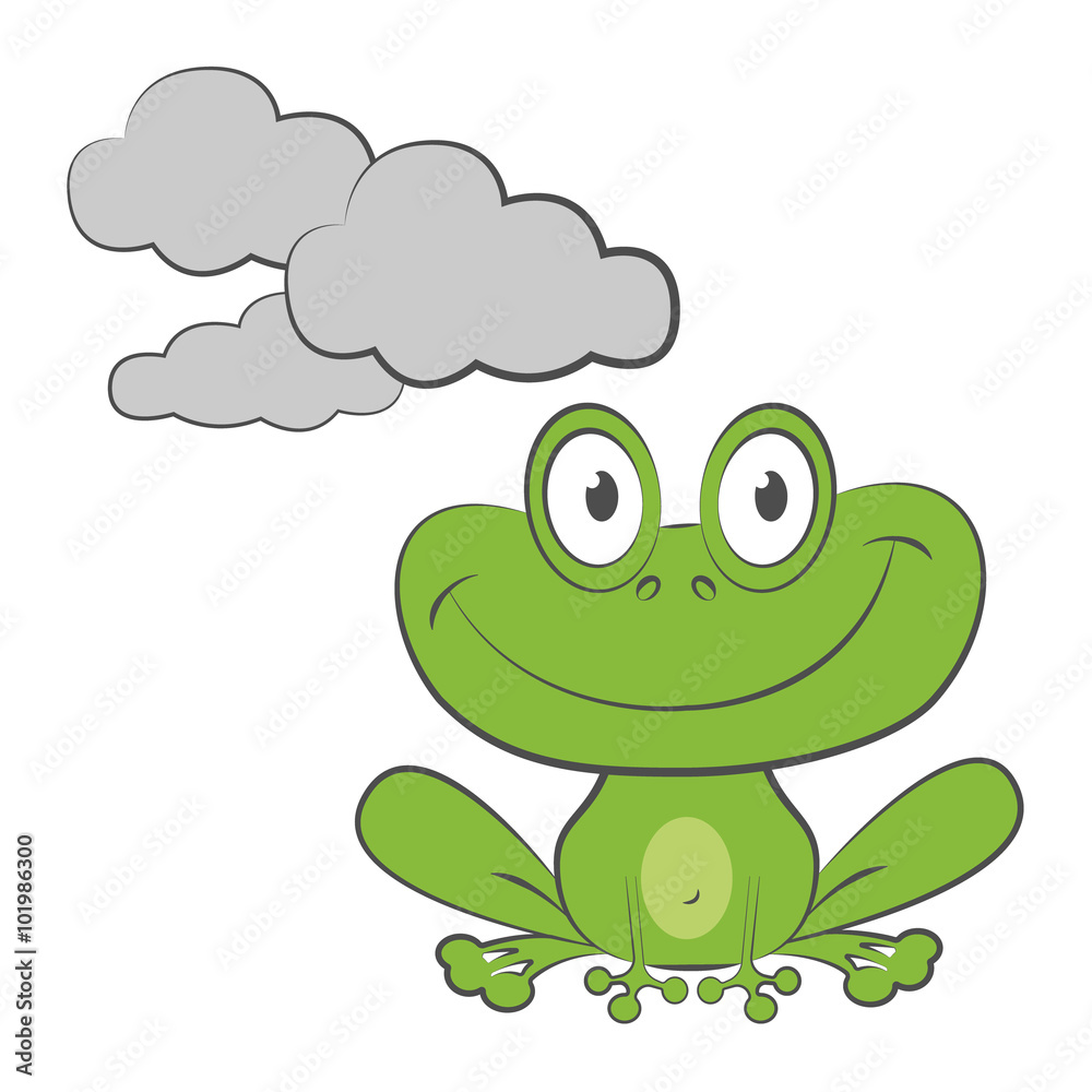 Frosch - Figuren-Serie (bewölkt) Frosch - Figuren-Serie (bewölkt)