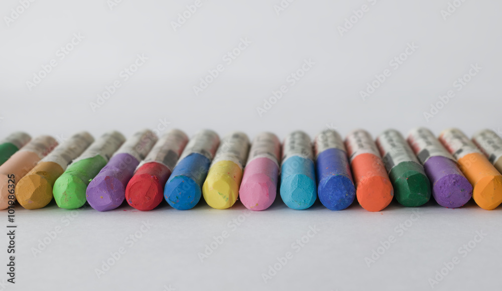 Colorful oil pastels Colorful oil pastels