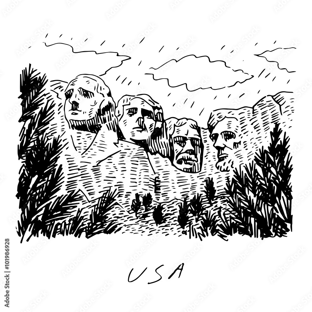 57 Mount Rushmore Cartoon Images Stock Photos  Vectors  Shutterstock