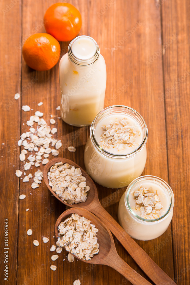 yogurt with flakes yogurt with flakes