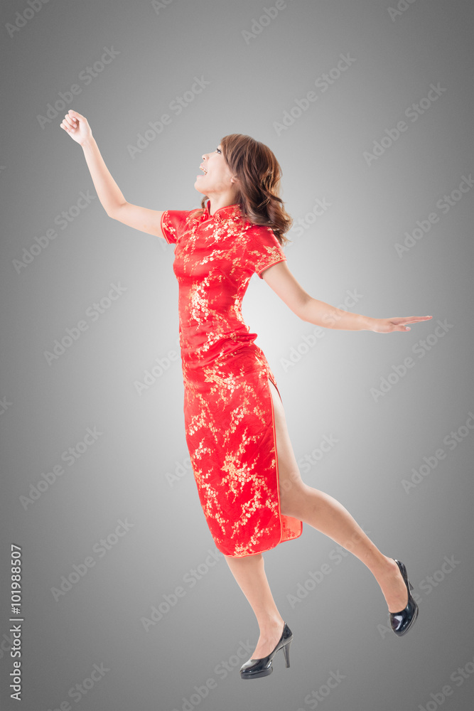 Chinese woman dress traditional cheongsam Chinese woman dress traditional cheongsam