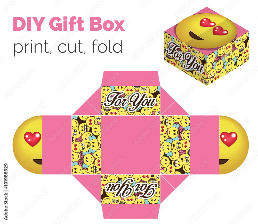 Lovely Do It Yourself DIY In Love Expression Gift Box For Sweets