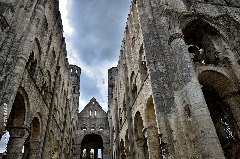 Ruins of Jumieges Abbey, France