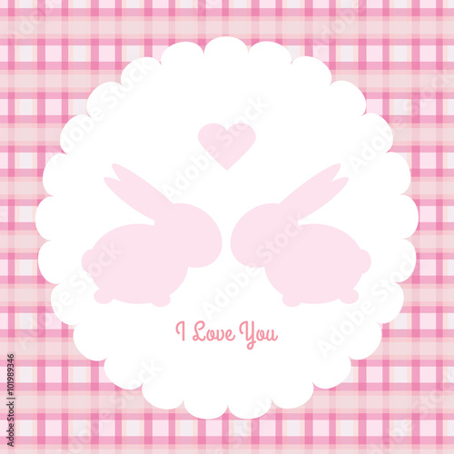romantic Valentine  love card