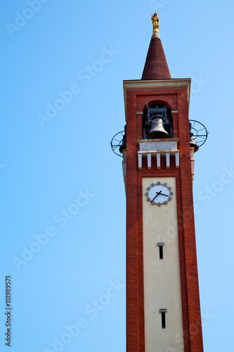 ancie  tower in italy europe old photo