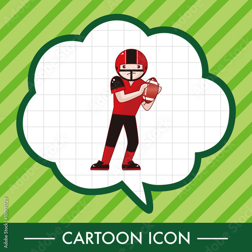 football player theme elements vector,eps