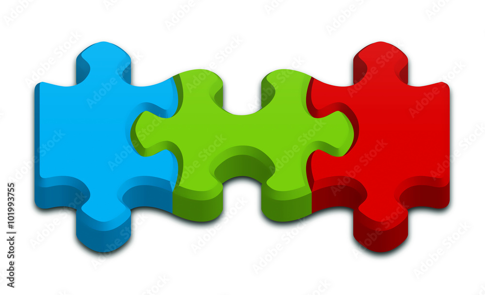 United Puzzle Pieces 3D United Puzzle Pieces 3D