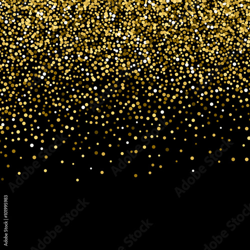  Gold glitter background. 