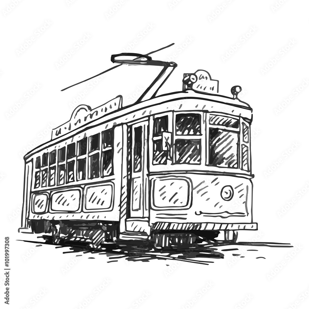 Fotografia Retro tram