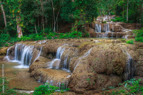 Ngao waterfall in the national park,Aumpher Ngao,lampang,thailand.
 photo