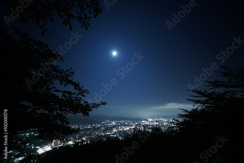 福島県 信夫山からの夜景 © kazuya asizawa