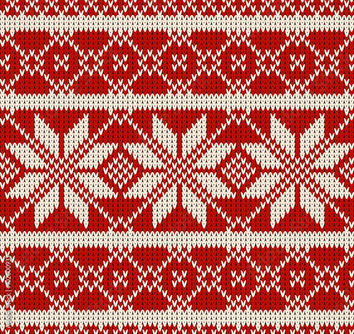 Abstract pattern with seamless knitted texture