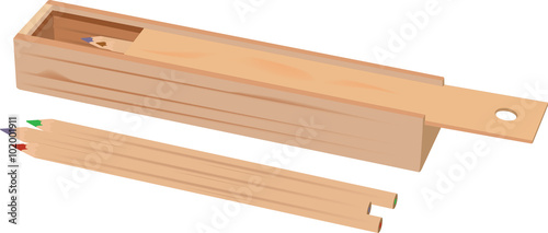 matite colorate con scatola 