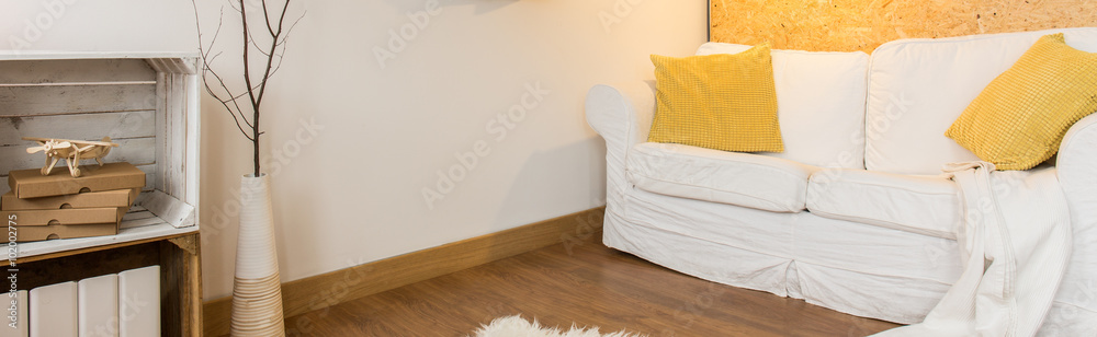 Obraz premium Comfortable sofa ideal for rest