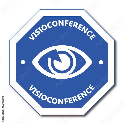 Logo visioconférence.