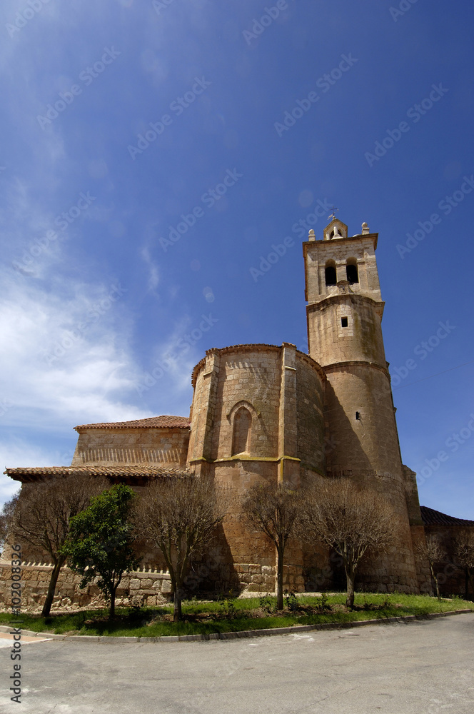church of Tordomar, Burgos, Castilla y Leon, Spain