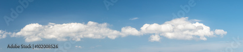 Panorama blue sky background