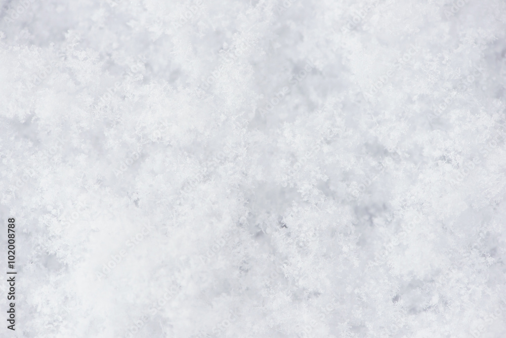 Close up of snow