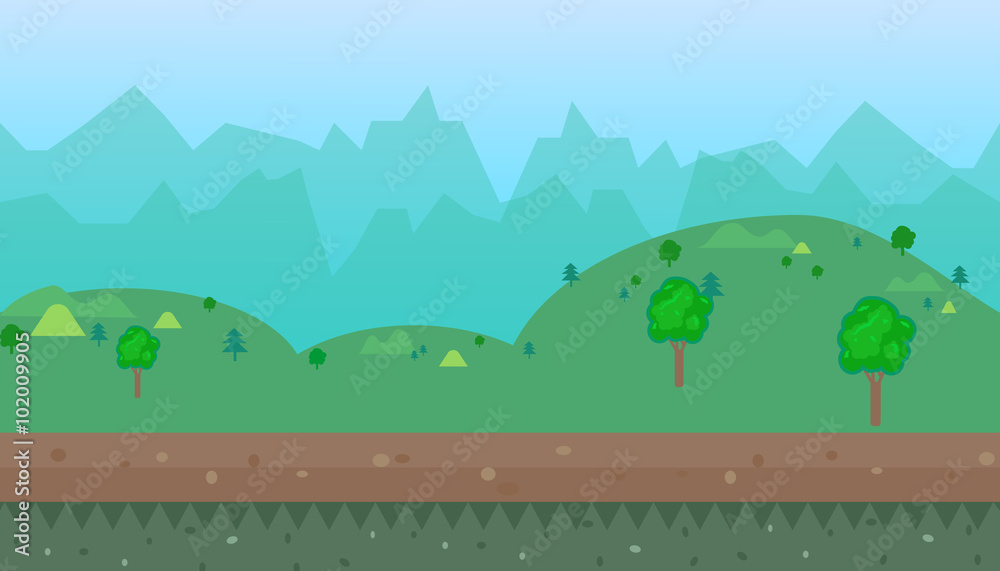 cartoon natural landscape background cartoon natural landscape background