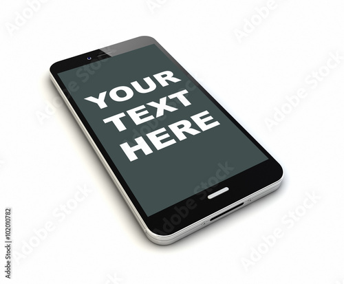 smartphone your text here render