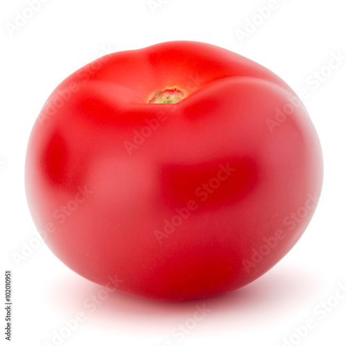 Tomato vegetable isolated on white background cutout