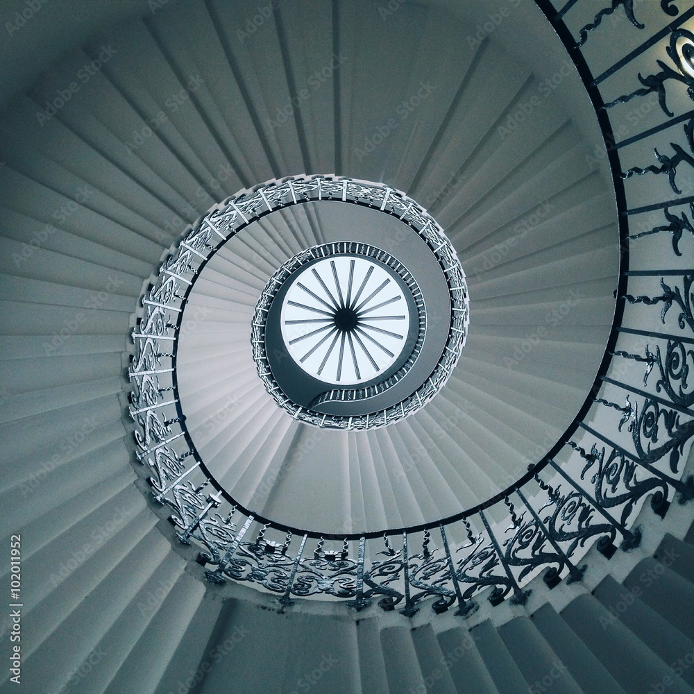 okrągły i spiralny