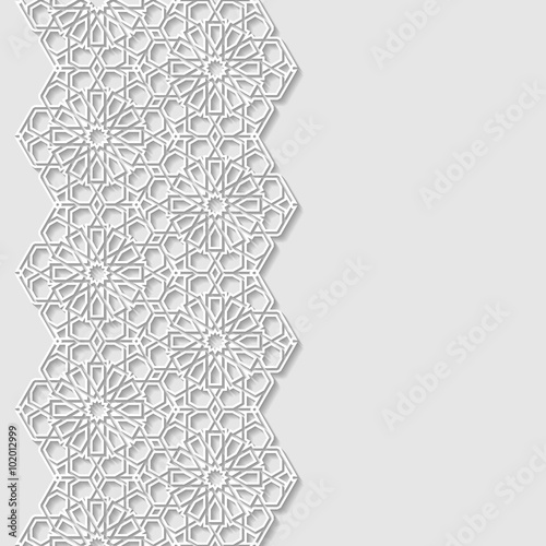 Abstract background with traditional ornament