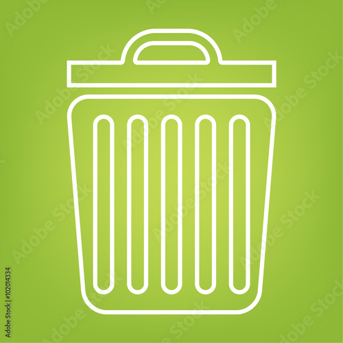 Trash line icon 