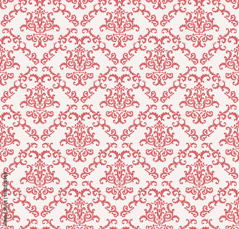 Vector seamless pattern with art ornament for design