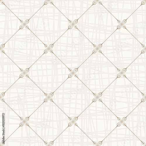 Vector seamless pattern with art ornament for design