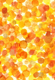 Abstract seamless watercolor background pattern with golden dots
