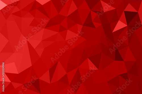 red abstract geometric triangular polygon style illustration graphic background
