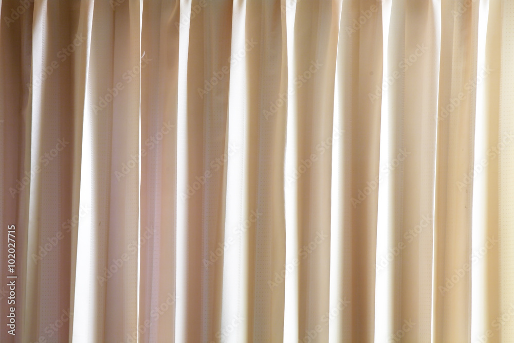 Fototapeta premium cream curtain.