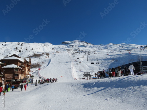 Rhone-Alpes - Savoie - Neige à la station photo