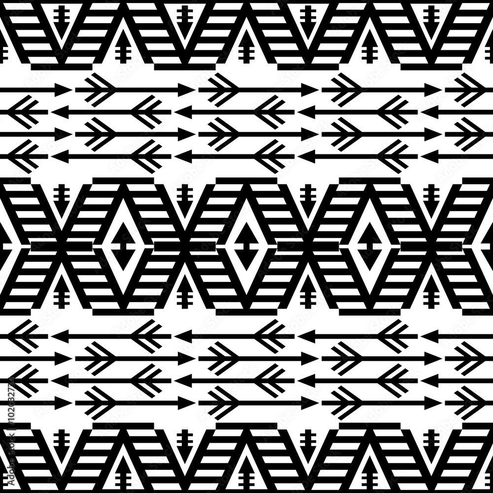 Seamless Aztec pattern