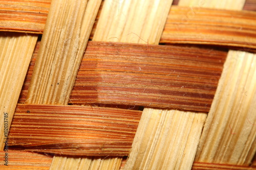 Bamboo basket detail