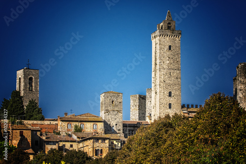 San gimignano, italia photo