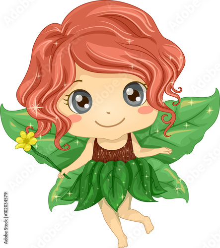 Kid Girl Nature Fairy