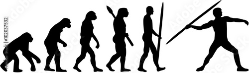 Javelin throw evolution