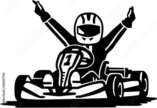 Kart racing winner