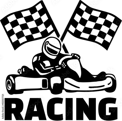 Goal flags and kart racing