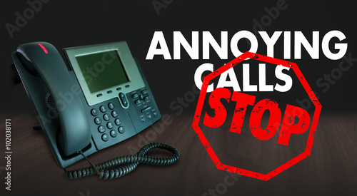 Stop Annoying Telemarketing Sales Calls Words