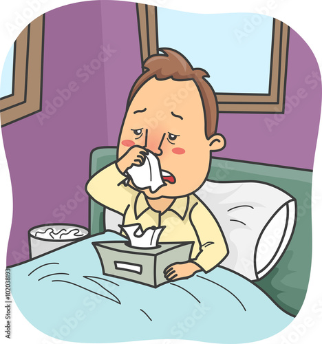 Man Bed Colds