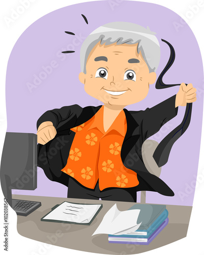 Senior Man Retirement