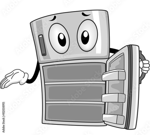 Mascot Refrigerator Empty