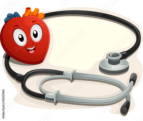 Mascot Heart Stethoscope