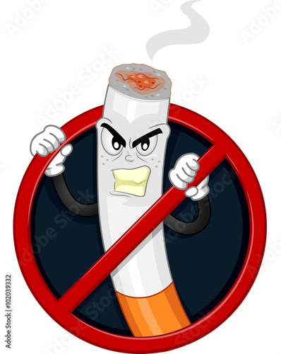 Mascot Cigarette No Smoking