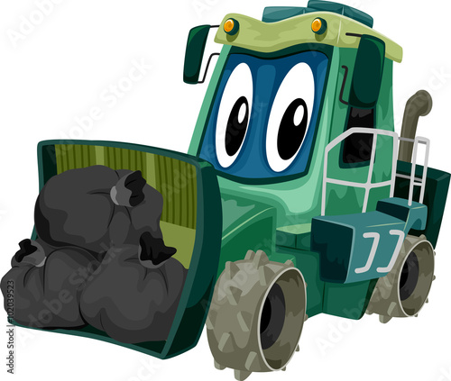 Mascot Garbage Compactor