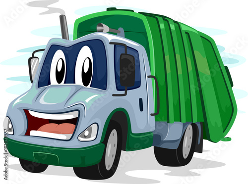 Mascot Garbage Truck photo